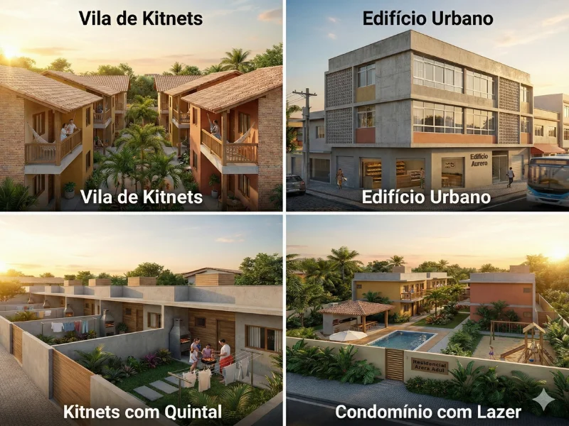 Vila de Kitnets e Edifícios Urbanos