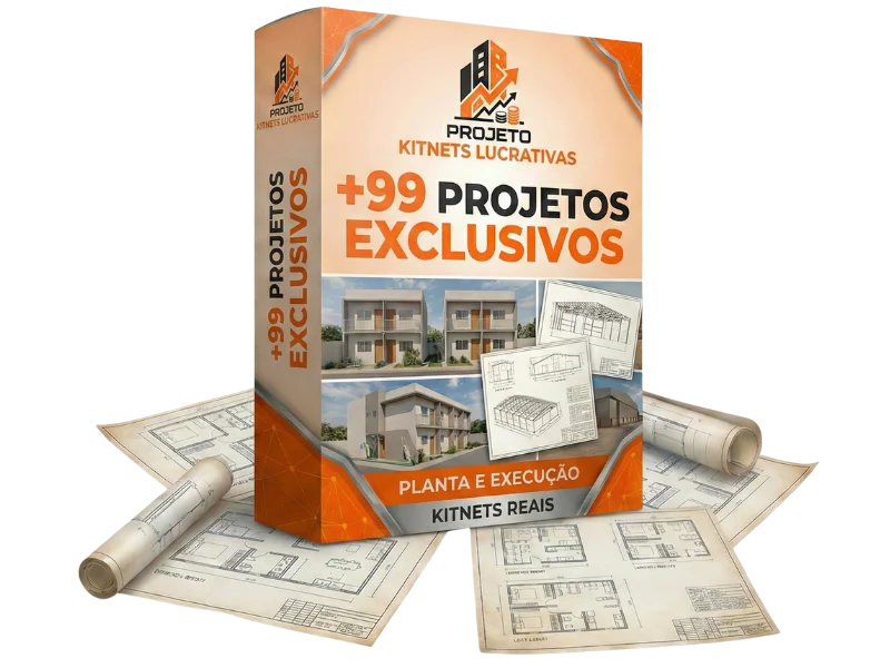 Projeto Kitnets Lucrativas - +99 Projetos Exclusivos